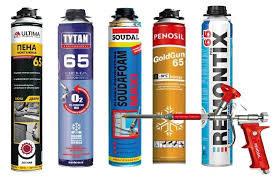 Пена монтажная, очистители