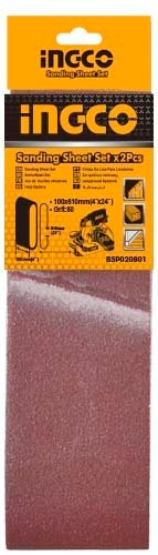 Лента абразивная 100*610 Р80 INGCO BSP020801
