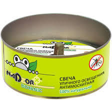 NADZOR Cвеча антимоскитная Botanic на эфир. маслах