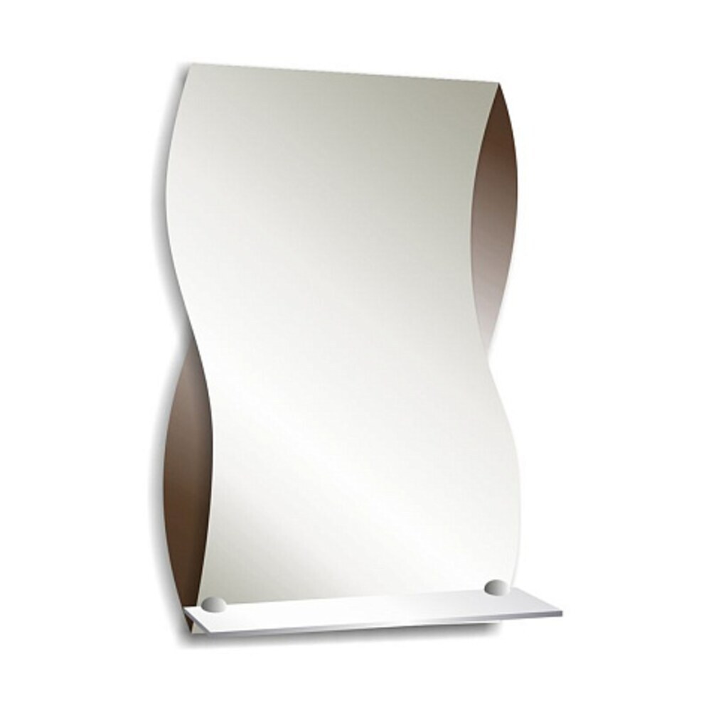 Зеркало АКВА 580*400, полочка арт.5049