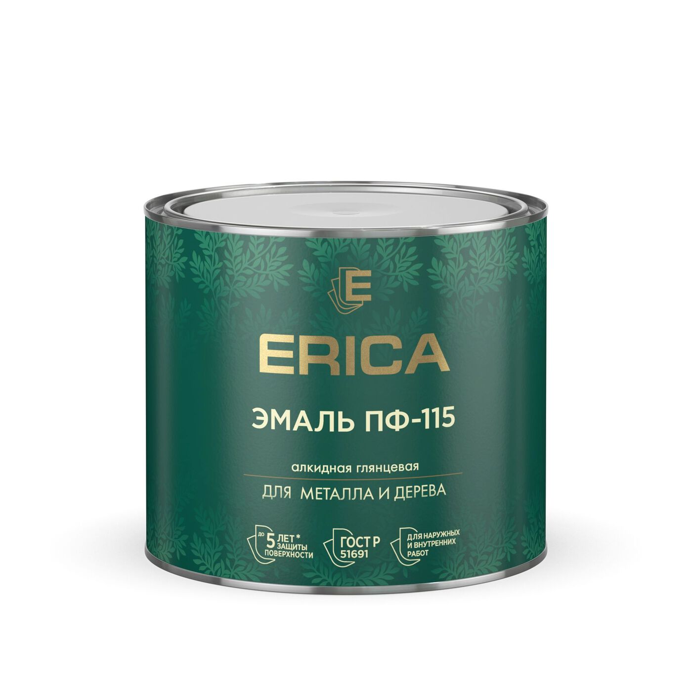 Эмаль ПФ-115 Erica белая 1,8 кг