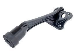 Фиксатор дверной КН-130 BLACK черный (козья ножка)