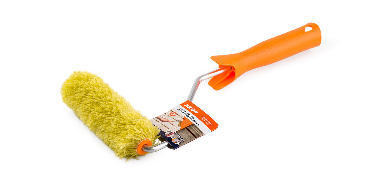 Валик 150мм."Мини" полиакрил. ручка-30см