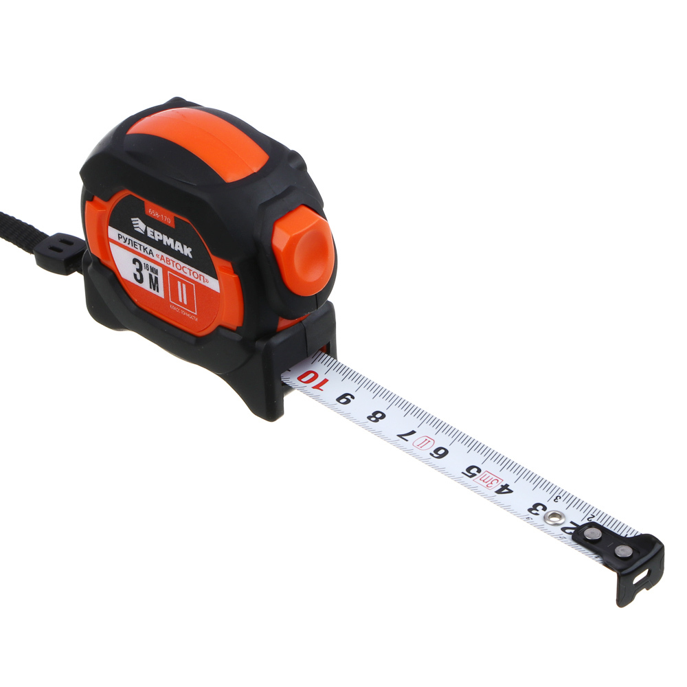 Рулетка Ермак 3м автостоп