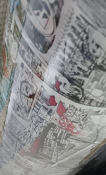 Клеенка термопленка в рулоне толщина 0,7мм*60см*20м Т4386