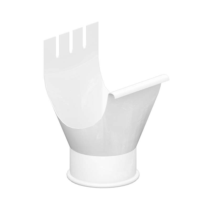 А.Воронка выпускная Foramina PUR D125/100 белый 9010-0.6