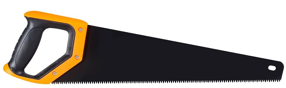 Ножовка ВИХРЬ "Тефлон" по дереву 450мм 3D заточка  двухкомпонентная рукоятка