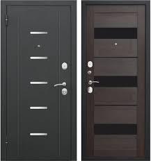 Дверь мет. 7,5см Гарда муар 860мм левая Темный кипарис Царга  Кале