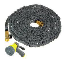 Шланг поливочный INBLOOM растягивающийся люкс 15 м с пистолетом-распылителем 8 режимов