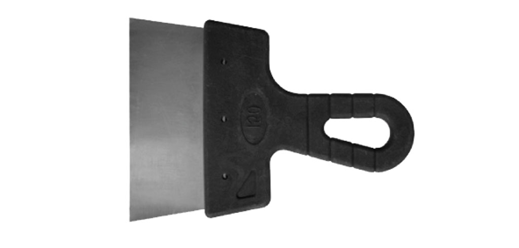 Шпатель DECOR "Профи" фасадный нержавеющая сталь, двухкомпонентная ручка 300 мм