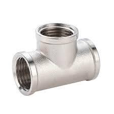 Тройник 3/4 г-г-г никель