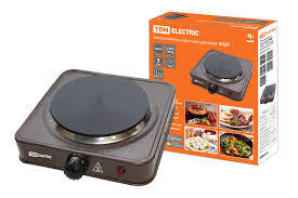 Электроплита одноконфорочная TDM ЭПД1 1кВт диск коричневая