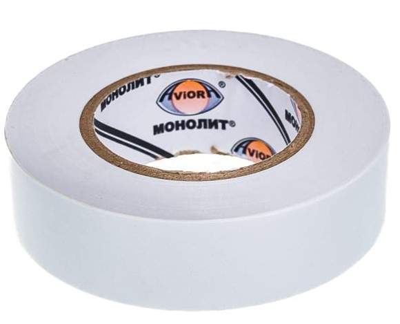Изолента AVIORA пвх 19мм*20м белая