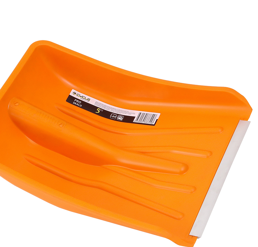 Лопата снеговая ЦИКЛ ПРО Скальд 280*370мм, с планкой б/ч