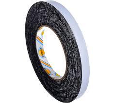 Клейкая лента AVIORA двустор. на вспен.основе  черная 12мм*10м