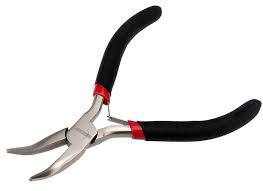 тонкогубцы изогнутые mini 120 мм