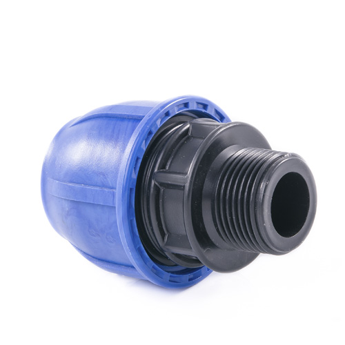 Муфта ПНД компрес. наруж.резьба 20x3/4