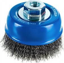 Щетка чашечная для УШМ 0,3мм, 100ммхМ14,витая стальная проволока ЗУБР "Профессионал"