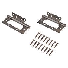 Петля дверная MCL AB накладная без врезки бронза 4х3х2 мм 2 шт.