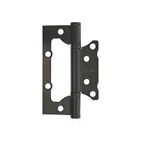Петля накладная без врезки Стандарт  100х75х2,5мм мат.чер