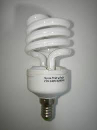 Эл.лампа Екола Спирал Мини 15Вт