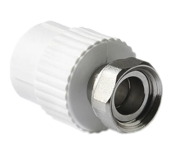 Муфта ПП с накидной гайкой 25 х 1/2 бел.