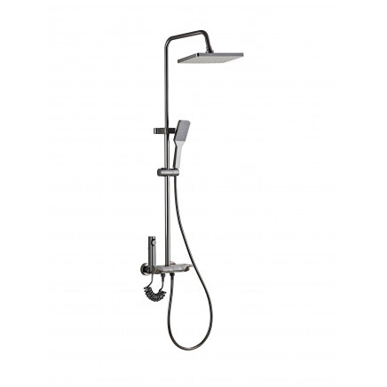 Душевая стойка DIKALAN для ванны з-х функциональная Сатин  Арт.В9066