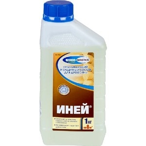 Состав отбеливающий и защитный WOOD MASTER для древесины 1 л