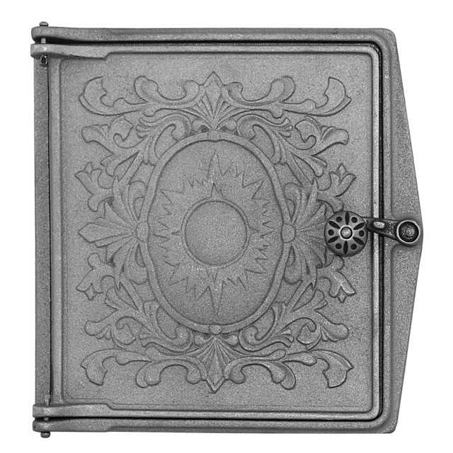 Дверка топки ДТ-4 250*280*36 Большая (Литком) неокрашенная