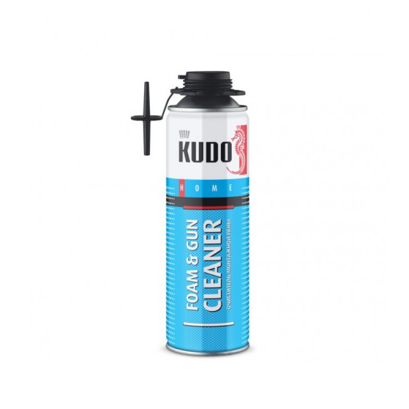 Очиститель монт.пены KUDO "Foam&Gun Cleaner Home" 650мл