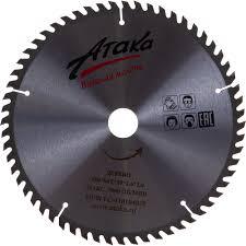 Диск д/цирк.пилы по дереву 250*60Т*20 Атака