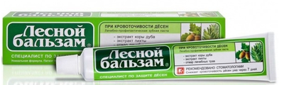 Зуб.паста Лесной бальзам с экстрактами коры дуба + пихты  50мл