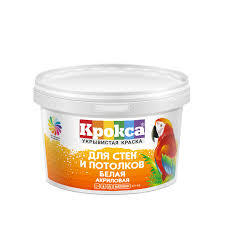 Краска ВД Крокса КР-40 1,5кг д/стен и потол