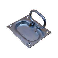 Ручка откидная 100*80 цинк (скрытая)