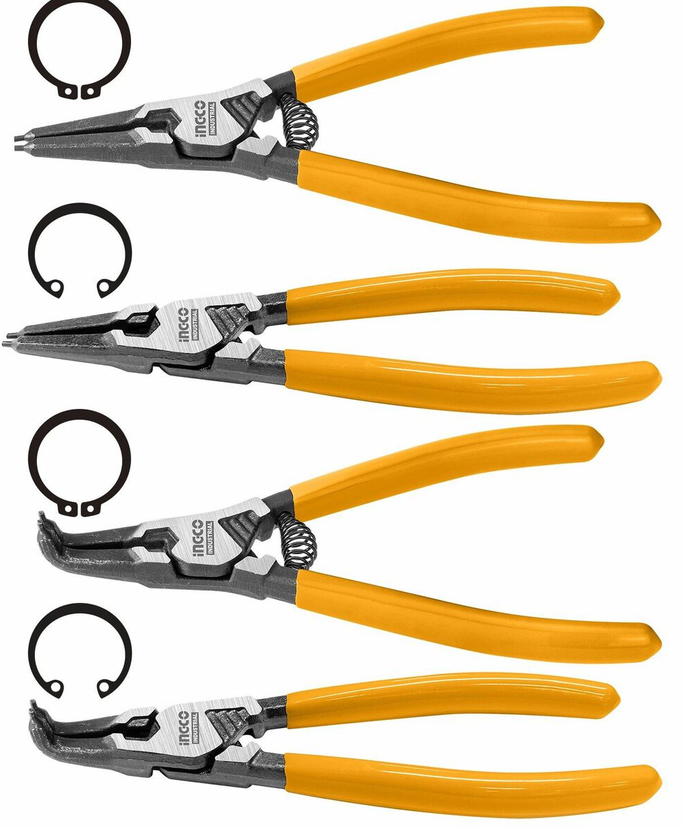 Набор съемников стопорных колец 180 мм 4 шт. INGCO HCCPS26180