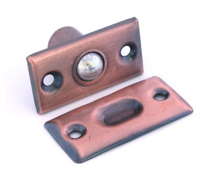 Фиксатор дверной "ШАР" медь