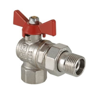 Кран шар. Basic VT американка Углов. 1/2" (бгш) (8) VT.228.N.04