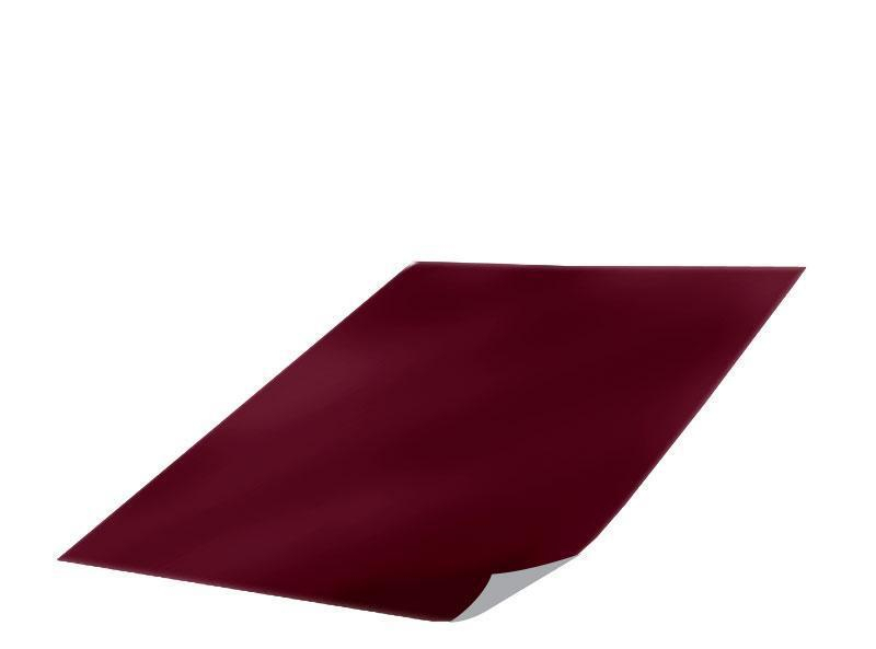 А.Лист плоский кр.вино 0,4мм/1,25*2,0м 3005