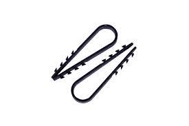 дюбель-хомут для круглого кабеля (5-10мм) черный (100шт.) ekf