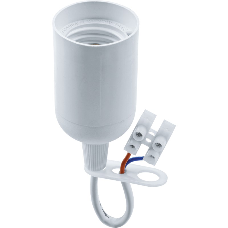 Патрон эл. NAVIGATOR E27 белый 250В