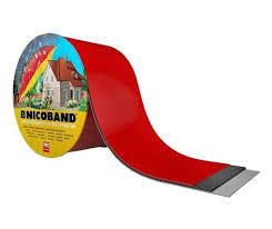 Самоклеящаяся герметизирующая лента, цвет красный, длина 3 м.. ширина 10см