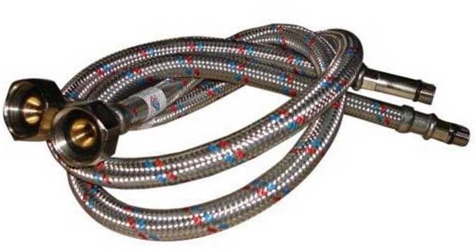 Подводка д/воды  80 см г/ш 1/2 AQUALINE