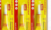 Супер-клей секундный GERMFOAM цианакрилат 3г