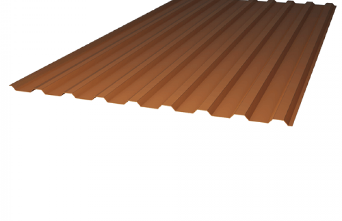 Шифер бронза ПЛАСТИКЛЮКС-МП-20-У стандарт, 1,15*2 м