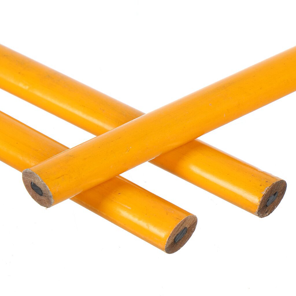 Карандаш маляр. овальный 175мм (желтое покрытие)