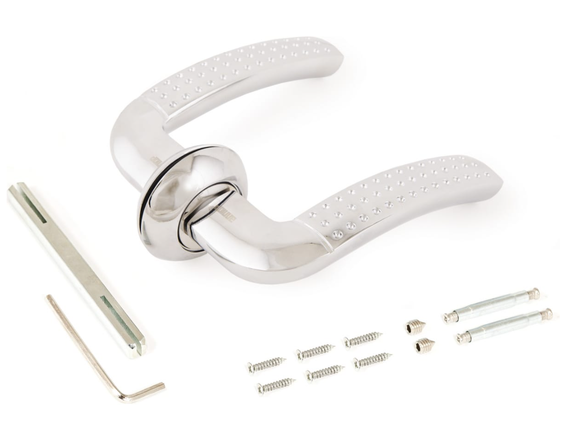 Ручка дверная АЛЛЮР "Фостер" CP 1620 хром