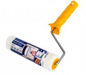 Валик 180мм Эксперт велюр белый