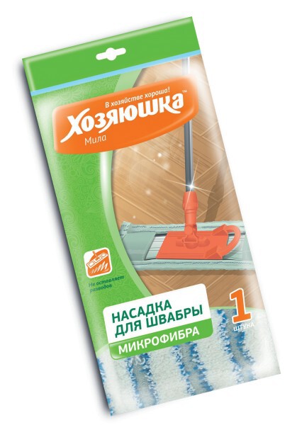 Насадка д/швабры флеттер Хозяюшка Мила "Бабочка"