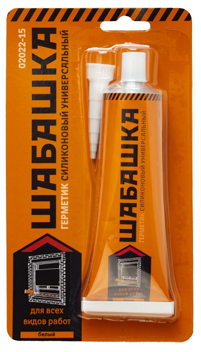 Герметик ШАБАШКА силик/универ. белый 85 мл
