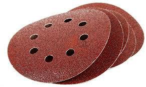 Круг абраз. перфорир. (8 отв.) 125*8*P40 "MD-STARS" (уп.5шт)